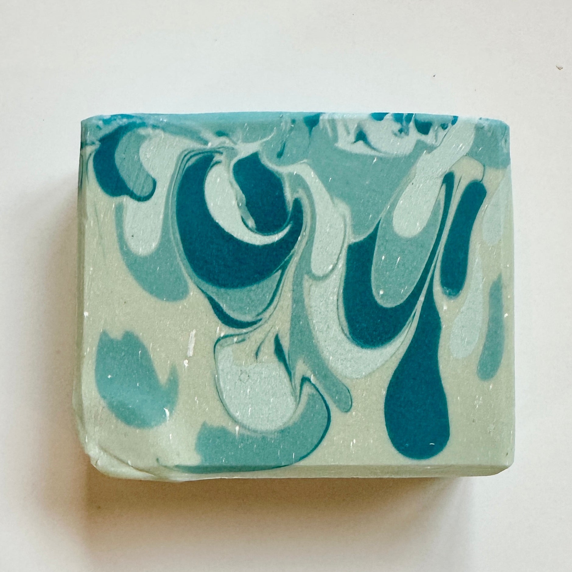 Raindrops Goat Milk Soap Aquamarine Scent Handmade Soap - Rosetta Creative Boutique
